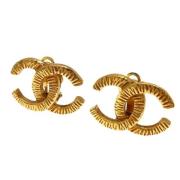 Pre-owned Metal chanel-jewelry Chanel Vintage , Yellow , Dames