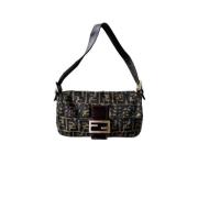 Pre-owned Leather fendi-bags Fendi Vintage , Brown , Dames