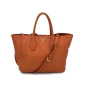 Pre-owned Leather prada-bags Prada Vintage , Orange , Dames