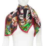 Pre-owned Silk scarves Hermès Vintage , Multicolor , Dames