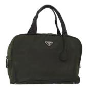 Pre-owned Nylon handbags Prada Vintage , Green , Dames