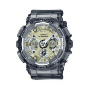 Grijze Hars Horloge, Quartz, Analoog/Digitaal Casio , Gray , Unisex