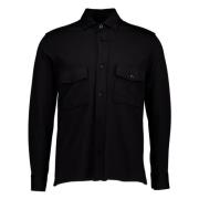 Midtown Overshirts in Zwart Genti , Black , Heren