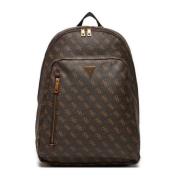 Heren Logo Rugzak Guess , Brown , Heren