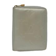 Pre-owned Leather wallets Louis Vuitton Vintage , Gray , Dames