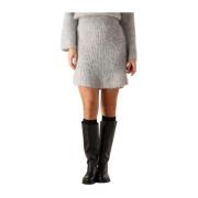 Veelzijdige Antraciet Midirok Rok Moss Copenhagen , Gray , Dames