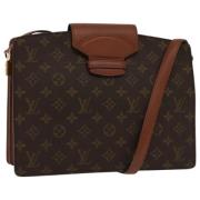 Pre-owned Canvas louis-vuitton-bags Louis Vuitton Vintage , Brown , Da...