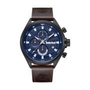 Bruin Leren Horloge Quartz Analoog Timberland , Brown , Heren