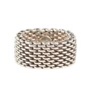 Pre-owned Silver rings Tiffany & Co. Pre-owned , Gray , Dames