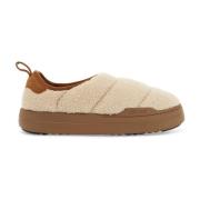 Gewatteerde Fleece Slip-on Sneakers Moon Boot , Beige , Dames