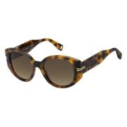 Bruine Plastic Zonnebril Degraded Stijl Marc Jacobs , Brown , Dames