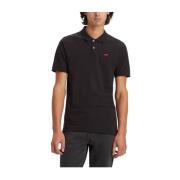 Polo Slim Housemark Meteorite Levi's , Black , Heren