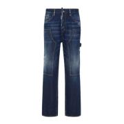 Denim Jeans voor Heren Dsquared2 , Blue , Heren