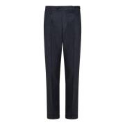 Grijze Wol Slim Fit Broek Michael Coal , Gray , Heren