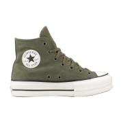 Verhoogde Hi-Top Sneakers Converse , Green , Dames