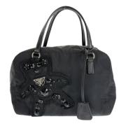 Pre-owned Canvas handbags Prada Vintage , Black , Dames