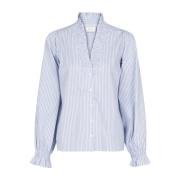 Brielle Gestreepte Shirt Neo Noir , Blue , Dames