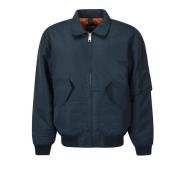 Gewatteerde bomberjack, petrol groen, ritssluiting Carhartt Wip , Blue...