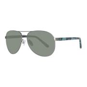 Witte Harsen Frame Zonnebril met Wijzerplaat Timberland , Gray , Heren