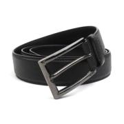 Pre-owned Leather belts Prada Vintage , Black , Dames