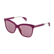 Multicolor UV-filter zonnebril voor vrouwen Police , Purple , Dames