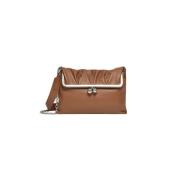 Slalom Schoudertas Max Mara , Brown , Dames