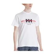 Kern Grafisch T-shirt Helly Hansen , White , Heren