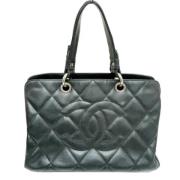 Pre-owned Leather chanel-bags Chanel Vintage , Black , Dames