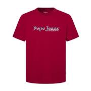 Somers T-shirt Pepe Jeans , Red , Heren