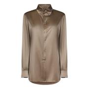 Dameskleding Shirts Beige Aw24 Ralph Lauren , Beige , Dames