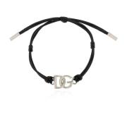 Armband met logo Dolce & Gabbana , Black , Heren