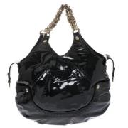 Pre-owned Leather shoulder-bags Versace Pre-owned , Black , Dames