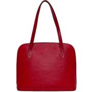 Pre-owned Leather louis-vuitton-bags Louis Vuitton Vintage , Red , Dam...