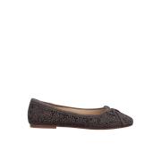 Platte ballerina met strass Alma EN Pena , Gray , Dames