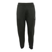 Groene Sportieve Broek met EA Logo Emporio Armani , Green , Heren