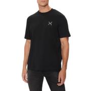 Heren T-shirt in diverse kleuren John Richmond , Black , Heren