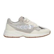 Suède Leren Sneakers Enterprise Japan , Beige , Heren