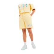 Comfortabele Unisex Katoenen Shorts Ellesse , Yellow , Heren