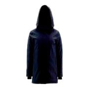 Zwarte Parka met Membranevoering Herno , Black , Heren