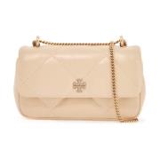 Kristal Pavé Mini Handtas Tory Burch , Beige , Dames