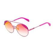 Roze Metalen UV-filter Zonnebril Police , Pink , Dames