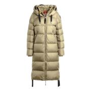 Gewatteerde jas met capuchon Parajumpers , Beige , Dames