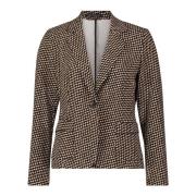 Grafische Blazer met Elegante Reverskraag Betty Barclay , Brown , Dame...