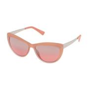 Roze Injectie Zonnebril met Spiegelglas Police , Pink , Dames