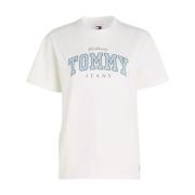 Varsity Lux T-shirt Tommy Hilfiger , White , Dames