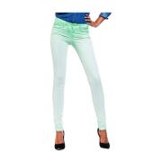 Groene Comfort Colette Skinny Jeans Salsa , Green , Dames