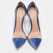 Pre-owned Suede heels Gianvito Rossi Pre-owned , Blue , Dames