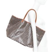 Pre-owned Canvas totes Goyard Vintage , Brown , Dames