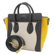 Pre-owned Leather celine-bags Celine Vintage , Black , Dames