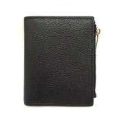 Pre-owned Leather wallets Yves Saint Laurent Vintage , Black , Dames